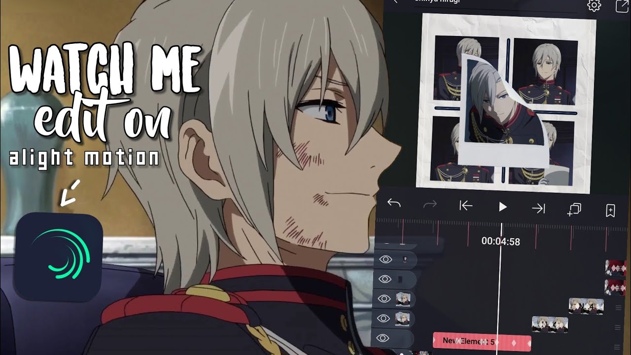 watch me edit #4 (normal speed) - alight motion [amv]
