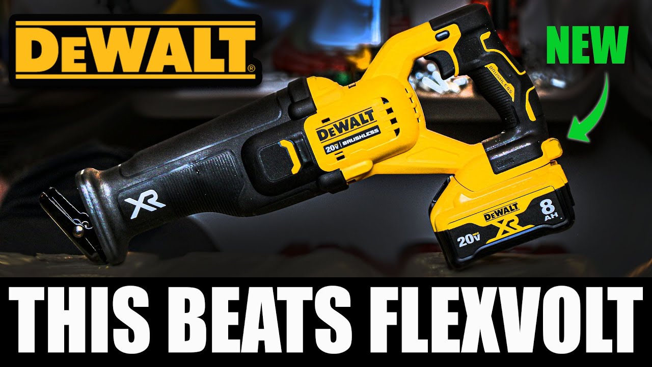 DeWALT XR POWER DETECT Reciprocating Saw (KEY FEATURES BEAT Flexvolt!)
