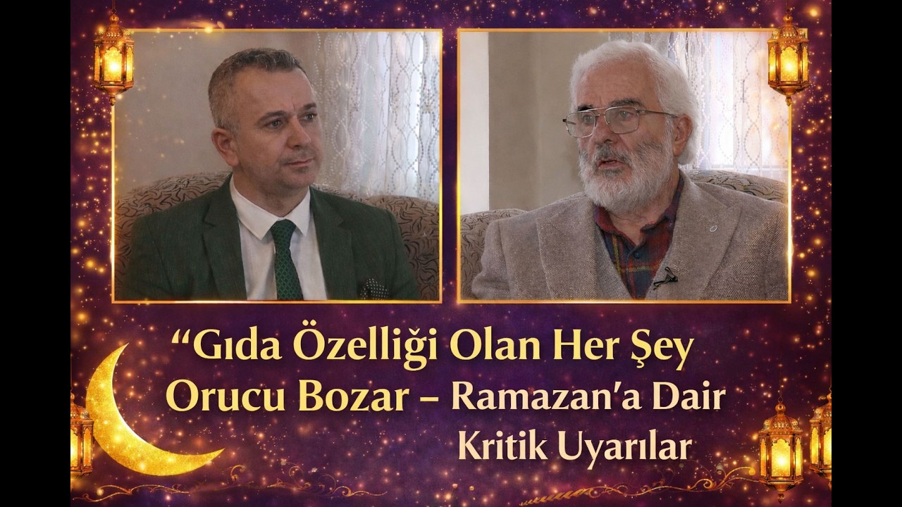 “Gıda Özelliği Olan Her Şey Orucu Bozar” – Ramazan’a Dair Kritik Uyarılar - MGTV Dijital