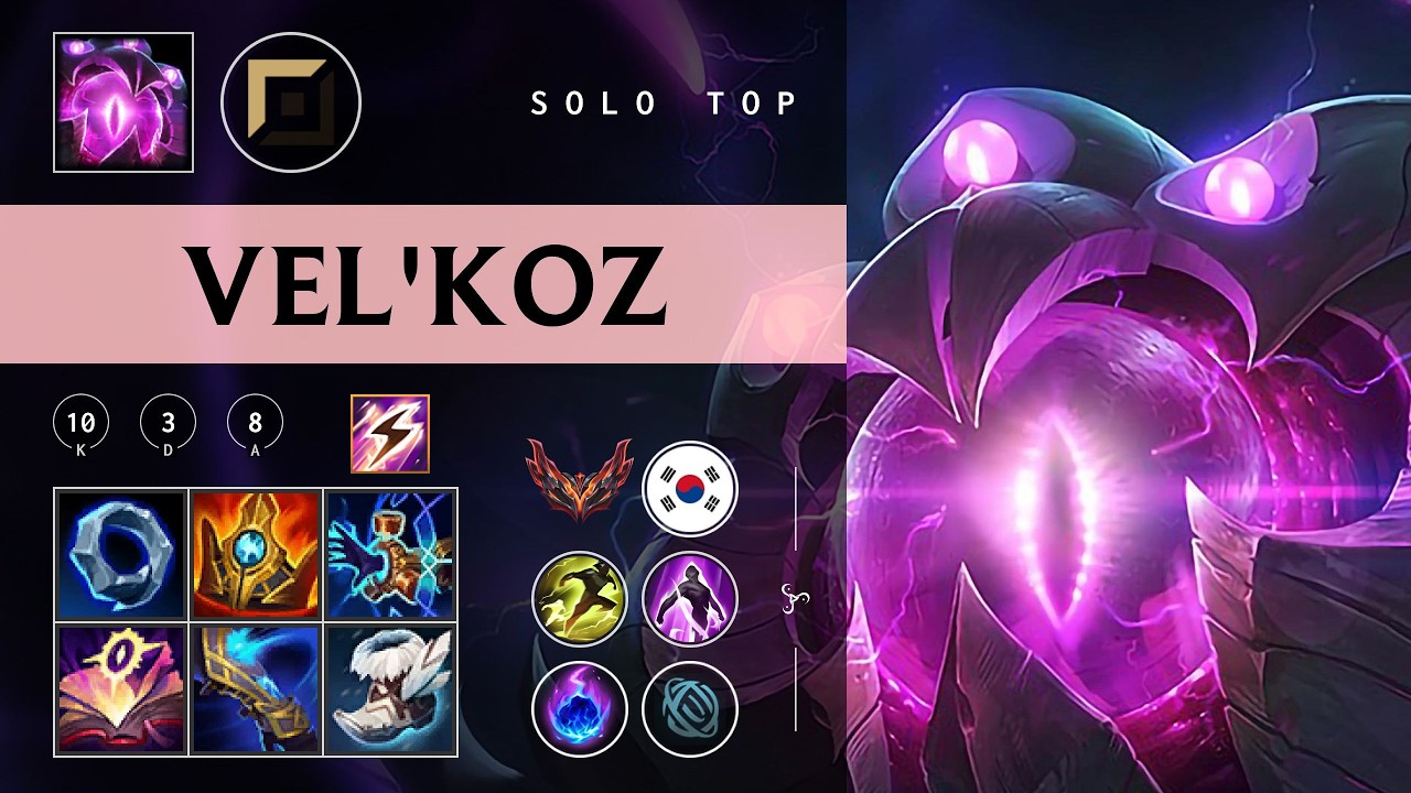 Vel'Koz Top vs K'Sante - KR Grandmaster Patch 26.04