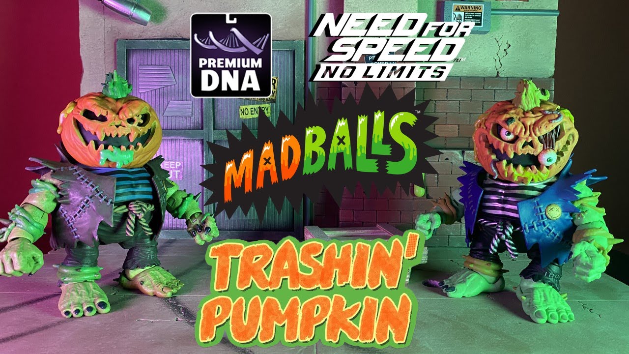 Premium DNA Toys Madballs Trashin' Pumpkin Action Figure Review Standard & Apparition Edition Toy