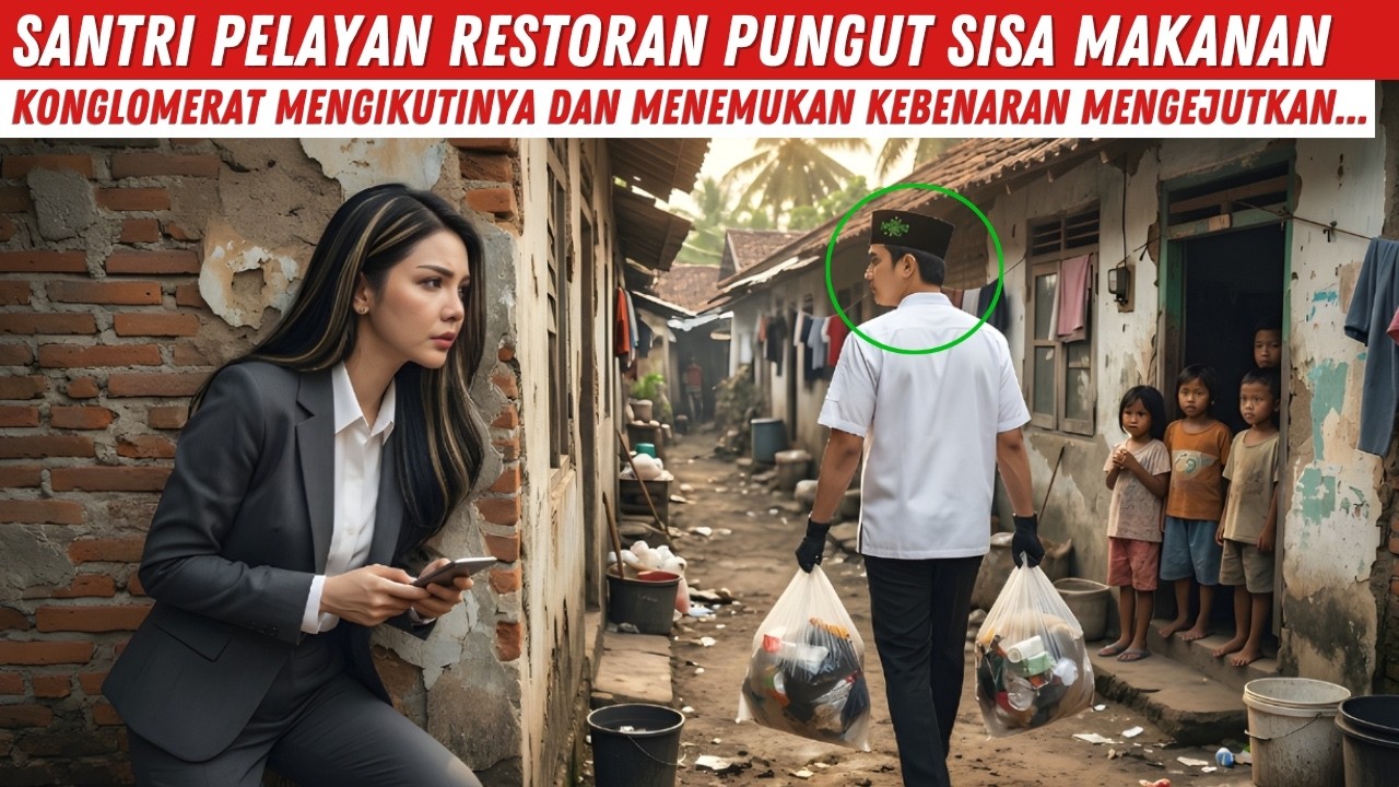 SANTRI PELAYAN PUNGUT SISA MAKANAN ,KONGLOMERAT MENGIKUTINYA DAN MENEMUKAN KEBENARAN MENGEJUTKAN