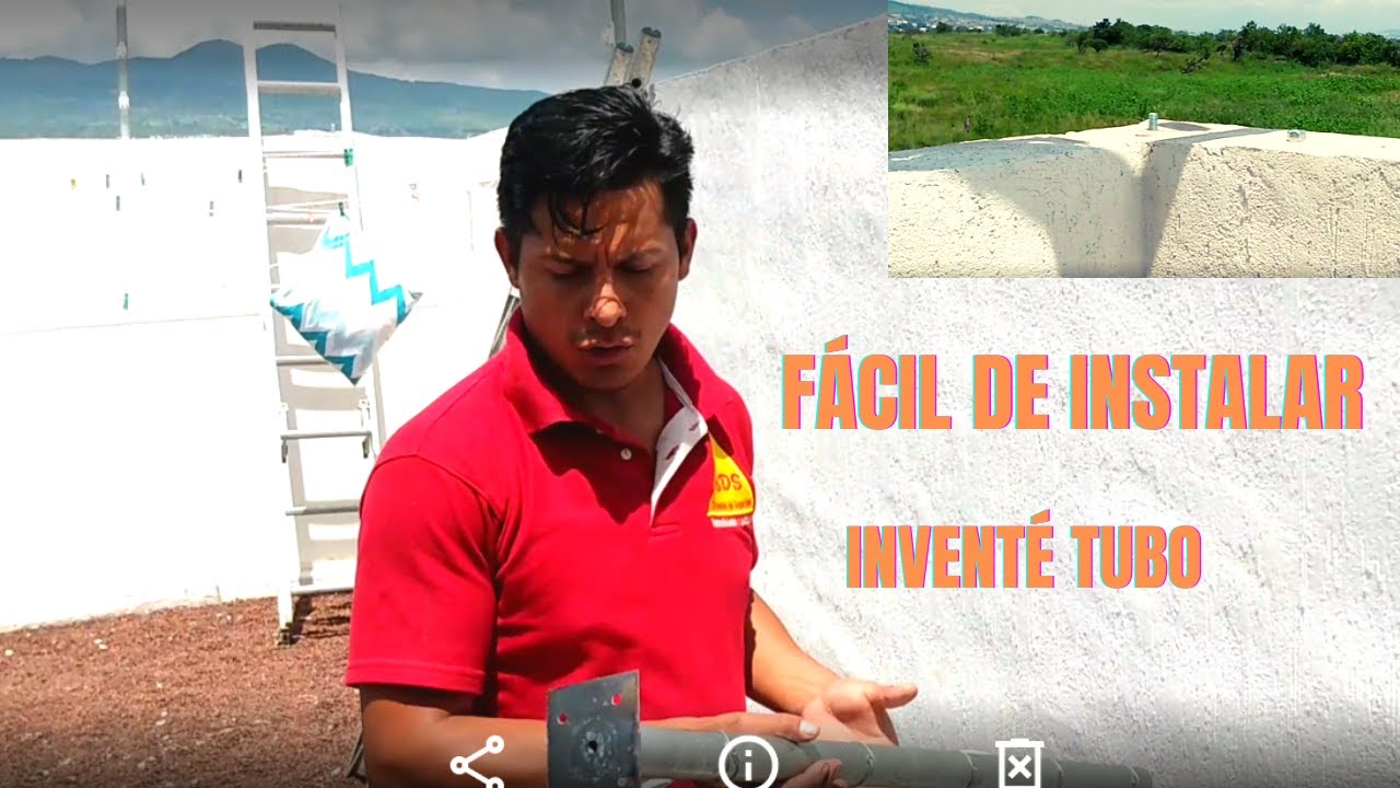 Cómo instalar tubos para una cerca electrificada] Fácil y rápido, con tubos inventados