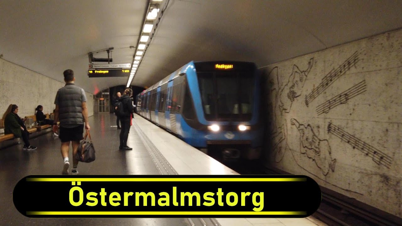 Metro | Tunnelbana Station Östermalmstorg - Stockholm 🇸🇪 - Walkthrough 🚶
