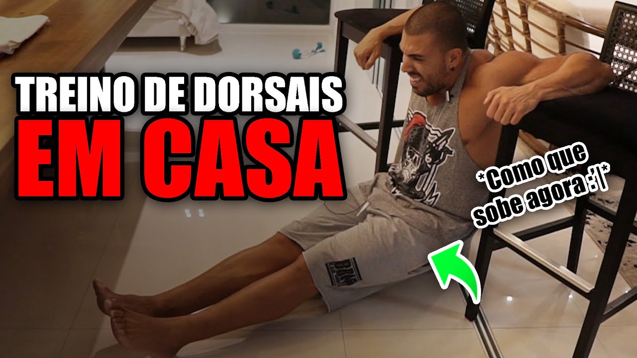 Treino de costas em casa *completo*