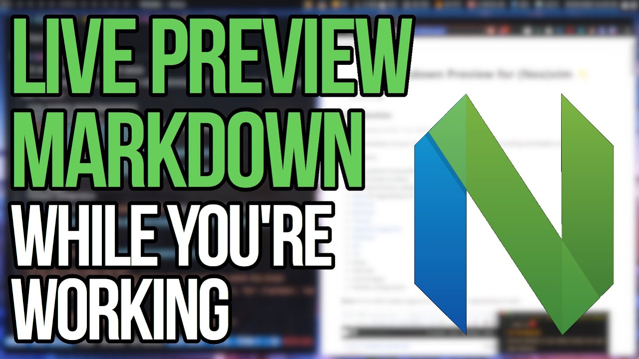 Markdown Preview: Sometimes Just Seeing Markdown Isn't Enough