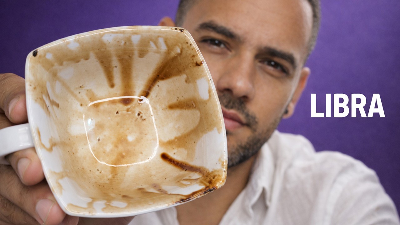 ♎LIBRA😲ESA PERSONA TIENE UN SECRETO... lectura del cafe - lectura de la taza
