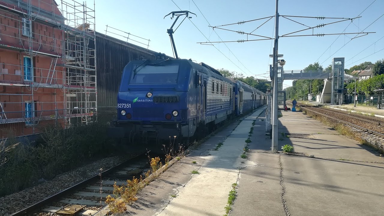 [Rare !] Transilien J Boissy-L'Aillerie - Paris-Saint-Lazare via l'antenne de Neuville VB 2N