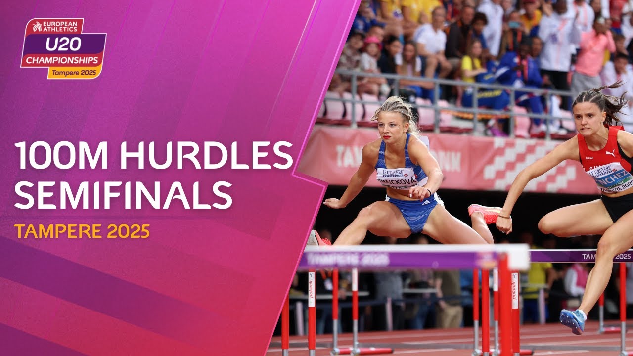 Women's 100m Hurdles Semi-Finals Replays | Tampere 2025