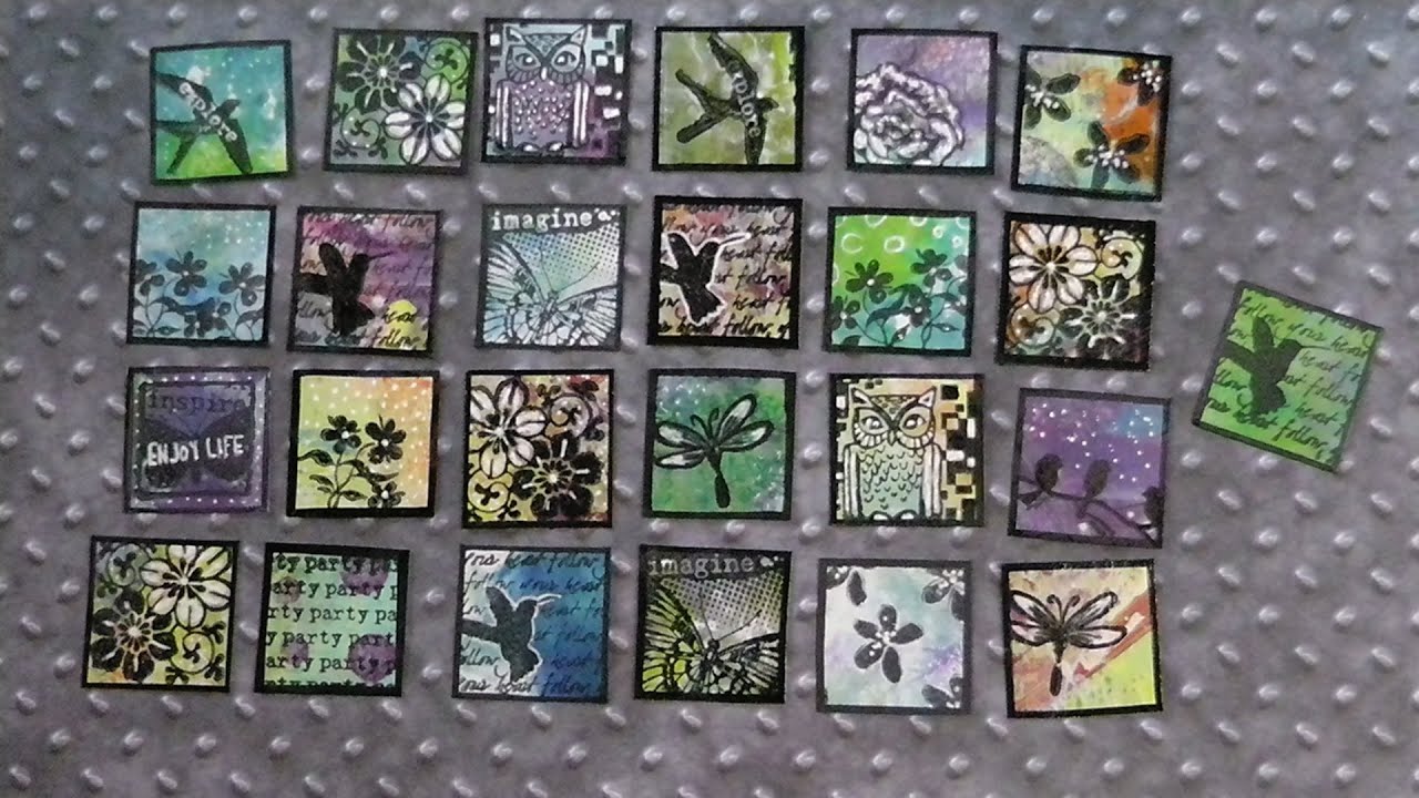 Mixed Media Morsels # 6 / inchies