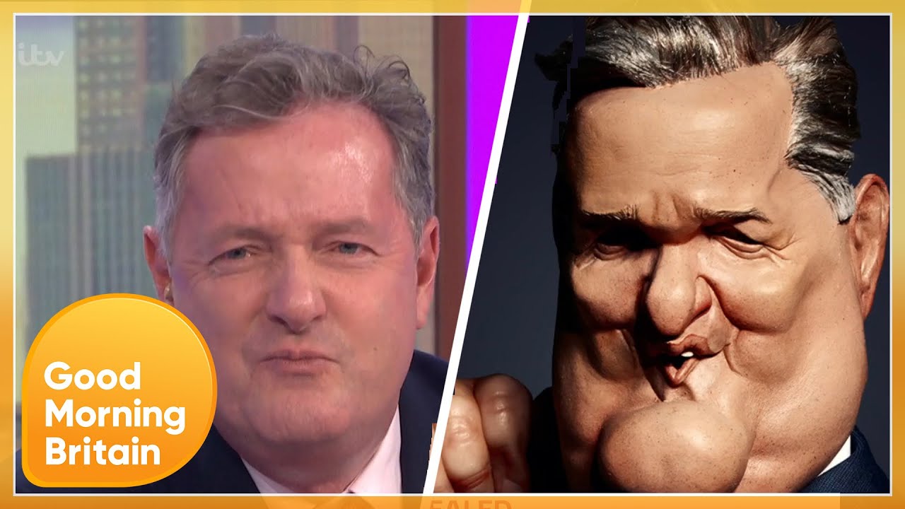 The Huge Reveal of Piers' Spitting Image Puppet! Will He Be Outraged? | Good Morning Britain
