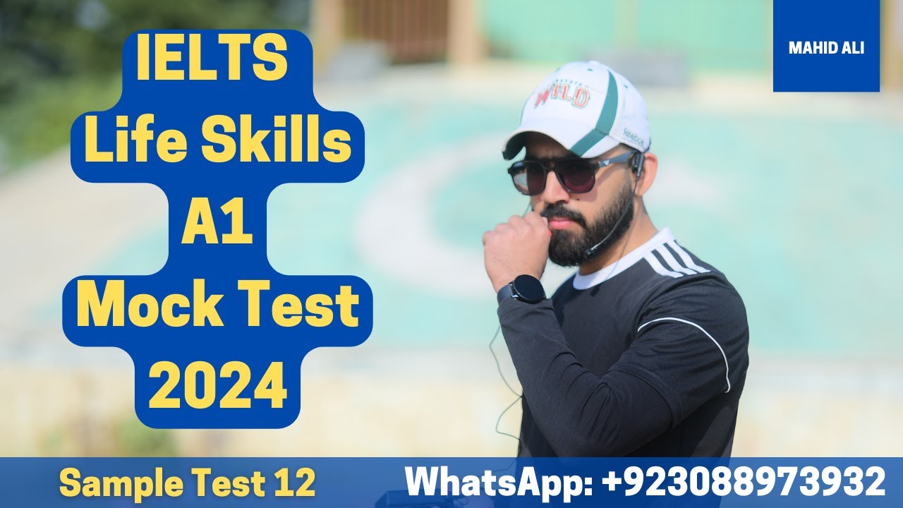 IELTS Life Skills A1 Sample Test 12 Complete │ Speaking and Listening │ Online Test 2024 │ Mahid Ali