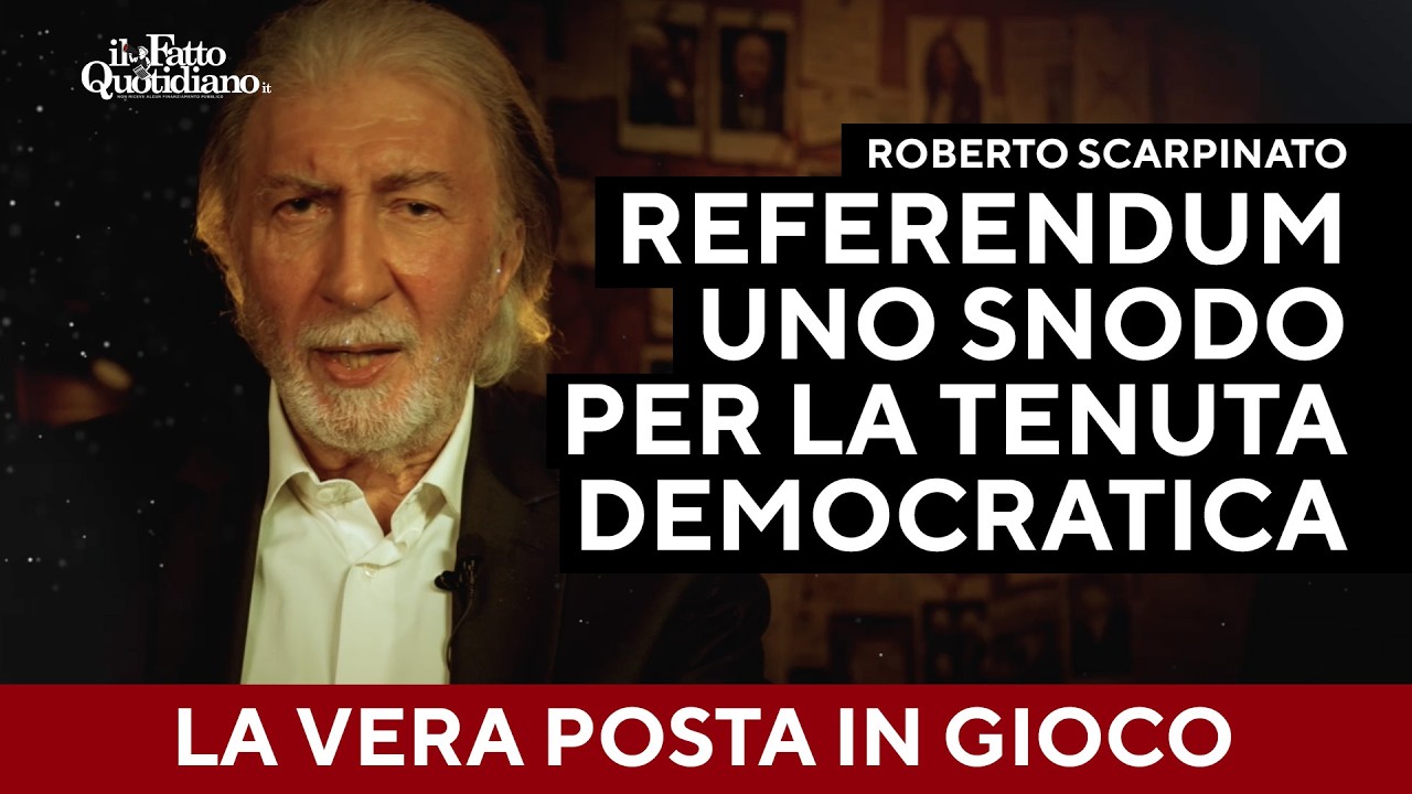 La vera posta in gioco, Scarpinato: 