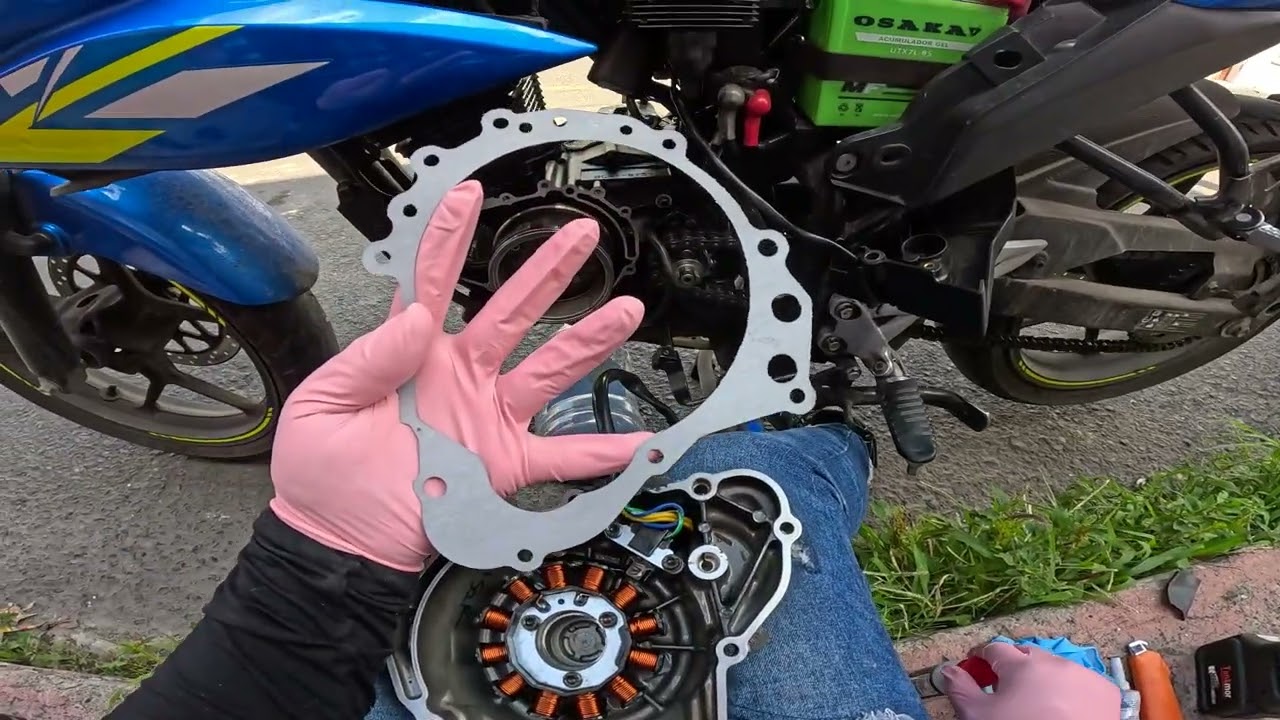 REPARO la fuga de aceite de mi moto paso a paso (guía fácil)