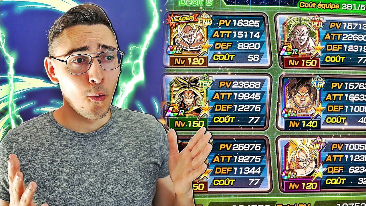LA TEAM BROLY FRAPPE FORT MAIS... DOKKAN BATTLE