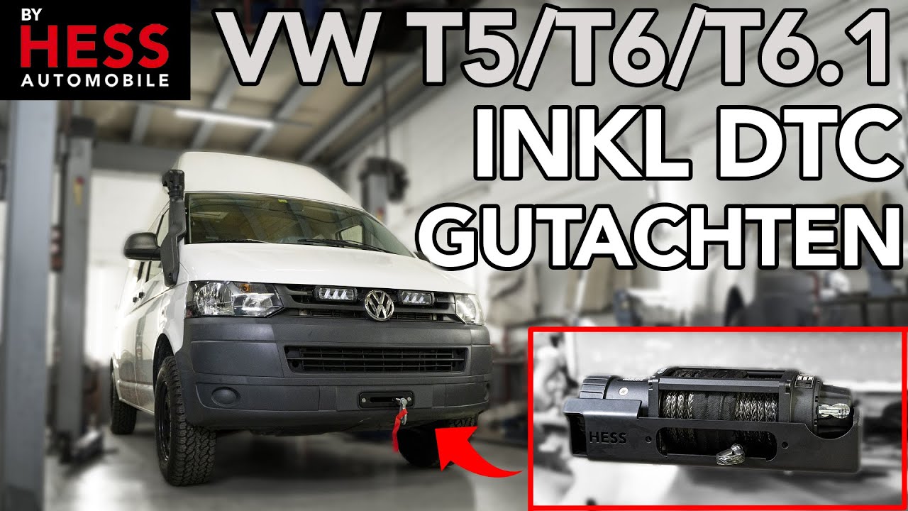 VW T5 Camper - Seilwinden Einbau