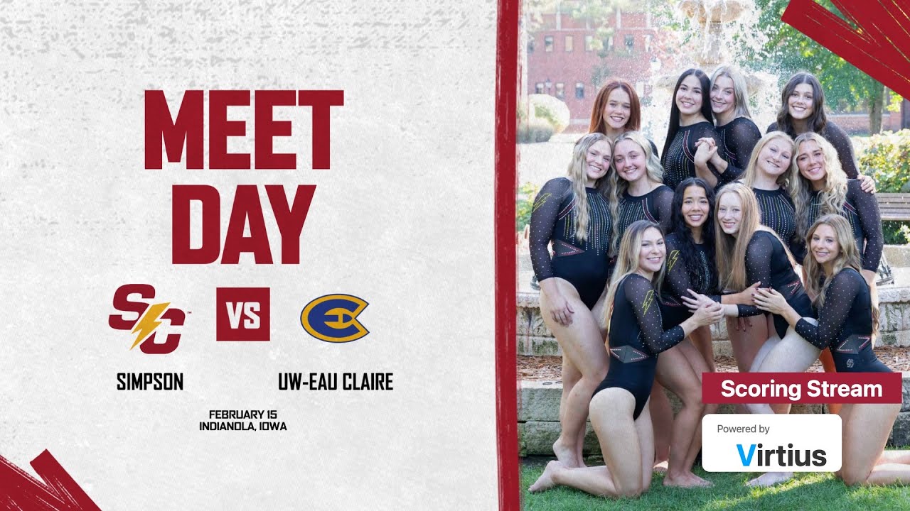 Virtius Scoring Stream - Simpson vs UW-Eau Claire - Women's NCAA Gymnastics