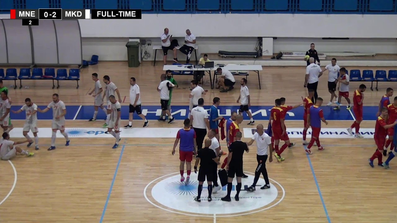Futsal | Crna Gora vs Sjeverna Makedonija | LIVE