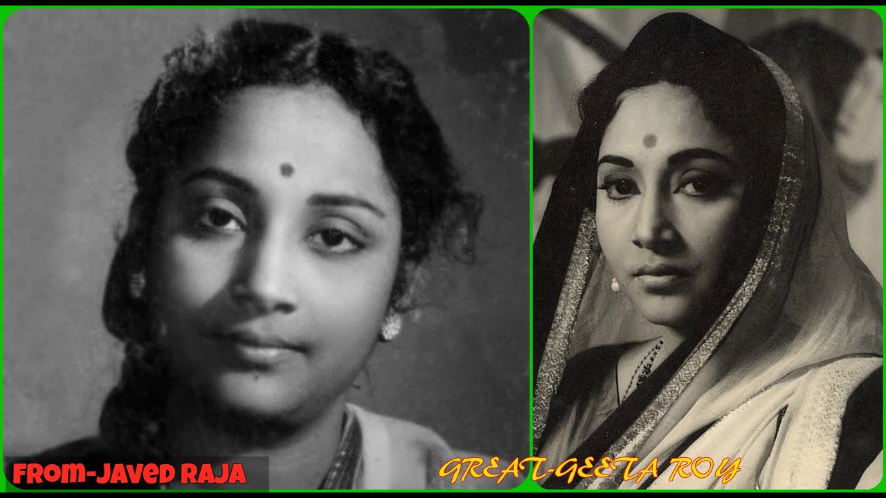 GEETA DUTT~Film~LADKI-{1953}-Ae Ankh Ro Ke Likh De Ye Akhri-[ Very Rare ]
