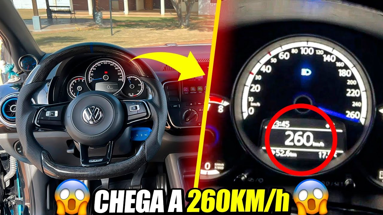 ATUALIZEI O COKPIT DO SMURF UP TSI COM PAINEL DE FUSCA TSI E VOLANTE CB CUSTOM!