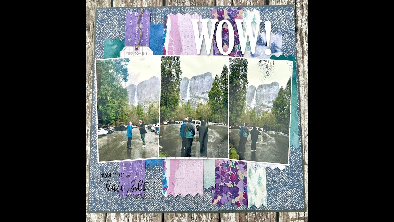 STASH BUSTING your scraps!!  Scrapbook Sunday