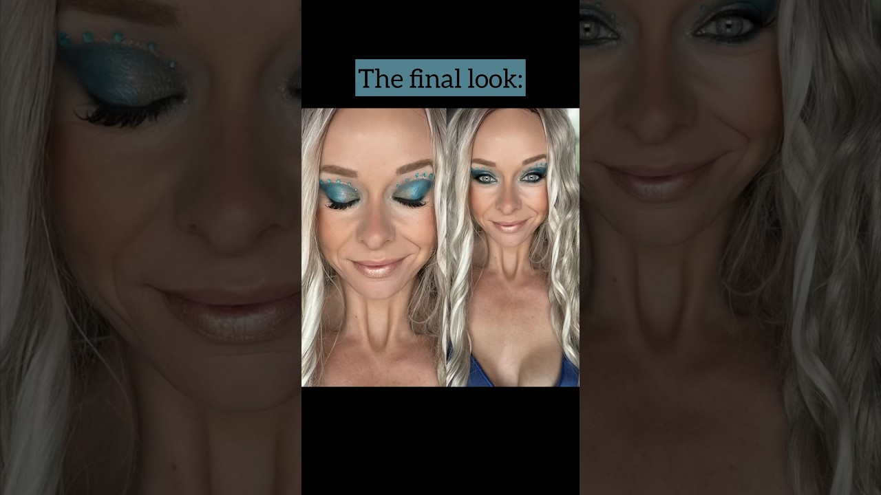 See how I achieved this “Blue Crush” Makeup look, in 60 seconds 