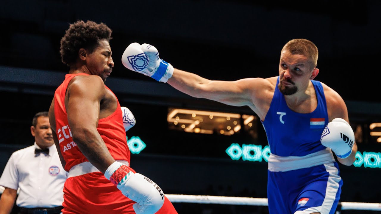 Julio Castillo (ECU) vs. Michel Erpelding (LUX) IBA World Boxing Championships 2023 (92kg)