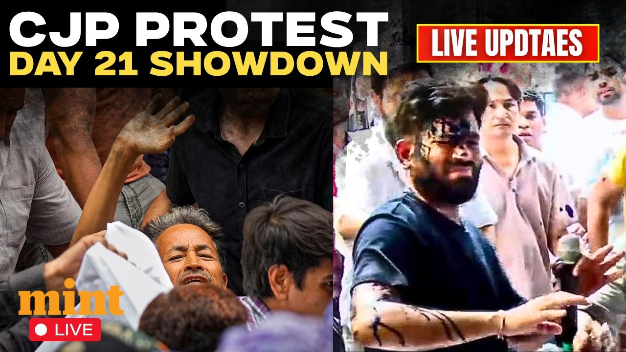 LIVE | Jantar Mantar Erupts: Woman Hurls Ink at Dipke as Protest Intensifies | Sonam Wangchuk | CJP