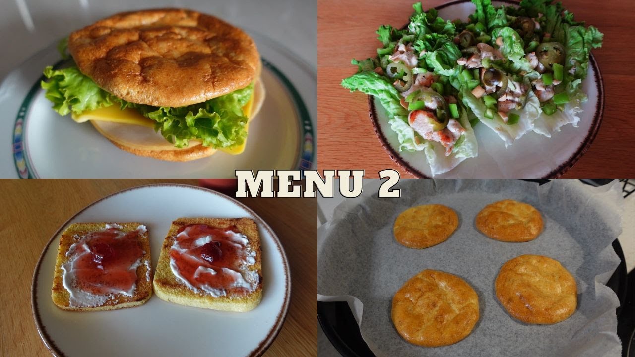Wraps De Pollo + Pan Tostado Sin Azucar Sin Gluten + Sandwich Pan Nube #Keto | Gris Aminah