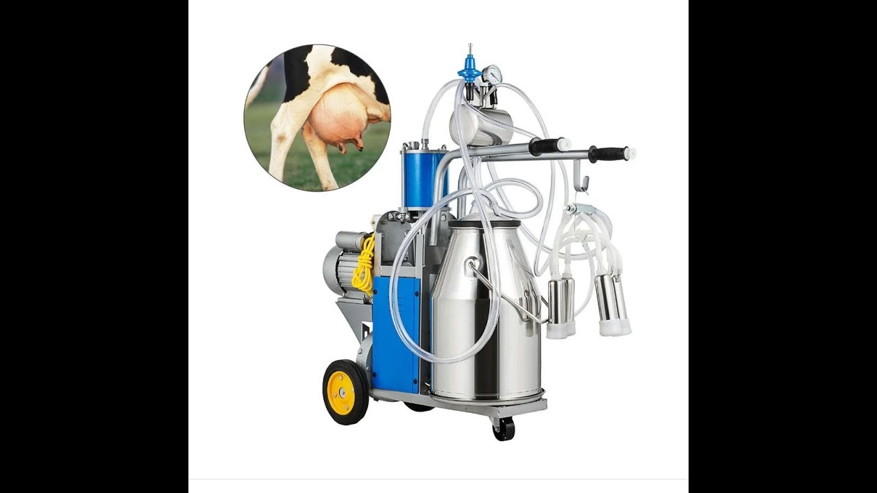 Ordeñadora movil para vacas 110v Tanque 25 litros