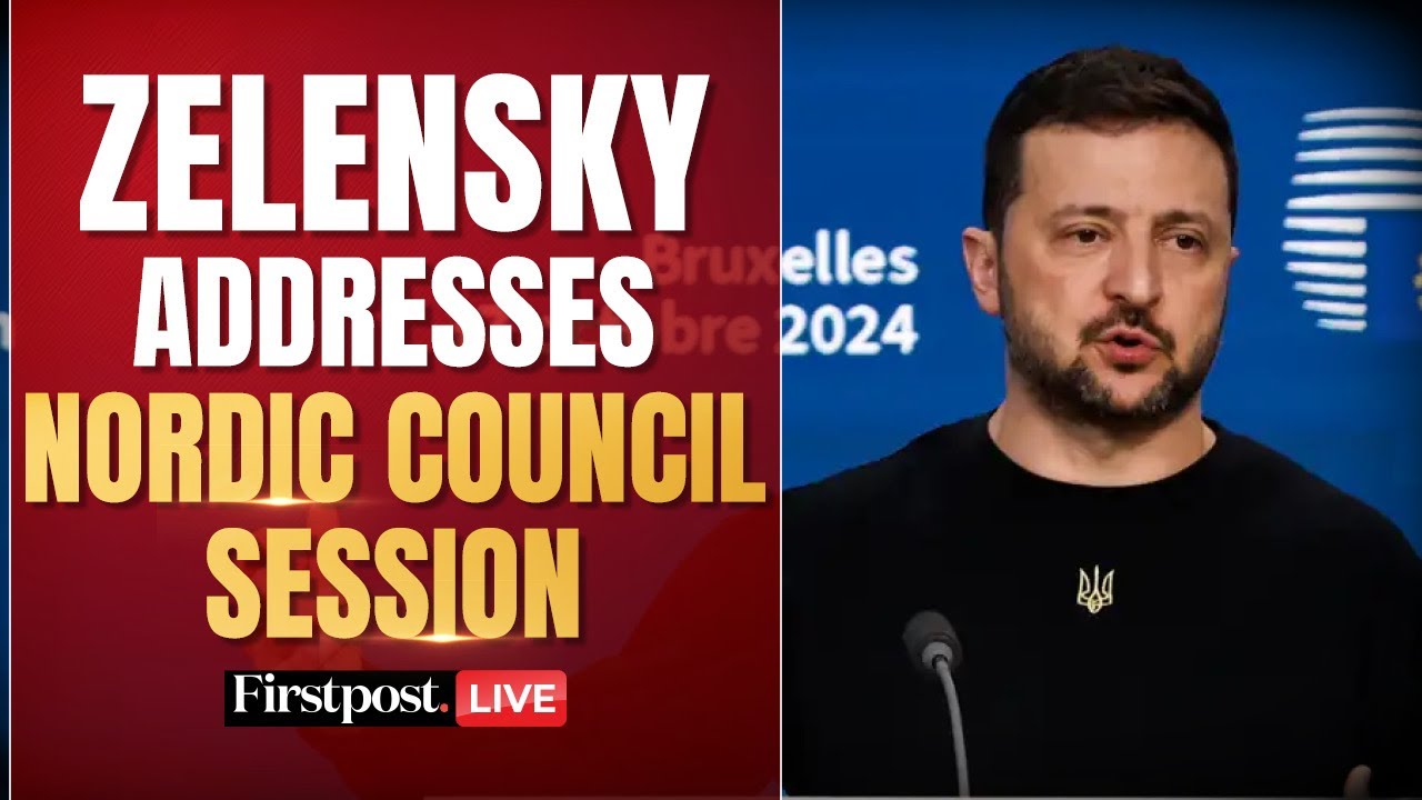 LIVE: Ukrainian President Zelensky Speaks at the Opening of Nordic Council Session
