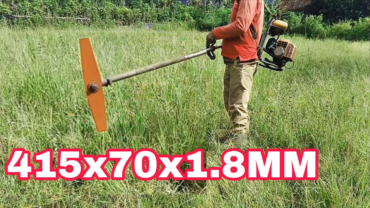TES PISAU POTONG RUMPUT 415x70x1.8mm