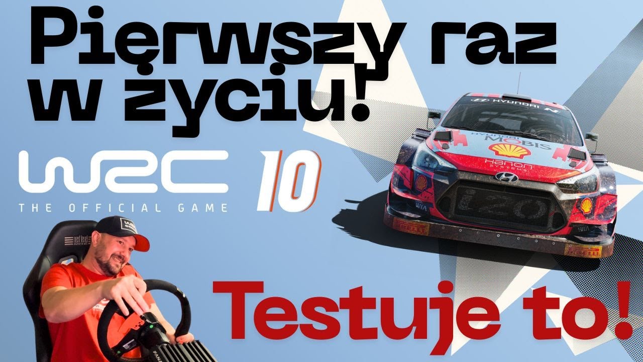 WRC 10 - PIERWSZY RAZ W ŻYCIU! + TESTUJE TO!
