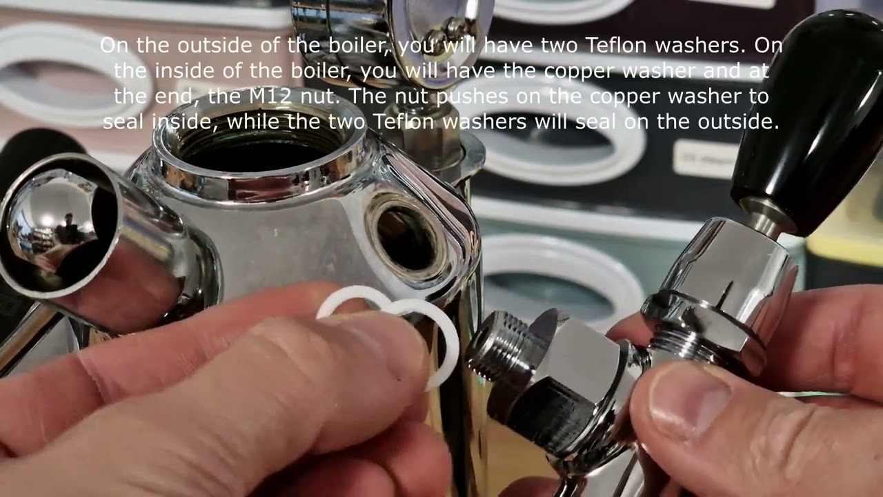 Coffee Sensor La Pavoni Lever Europiccola or Professional B Push steam valve installation and test