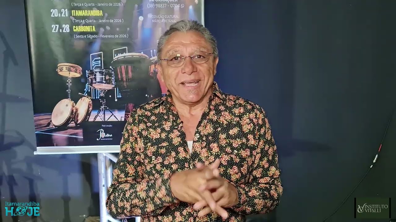 3° Circuito Arte e Percussão do Vale do Jequitinhonha, conta com super show de Saldanha Rolim em Ita