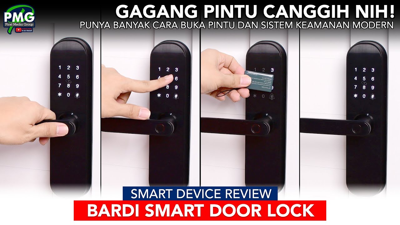 Gagang pintu canggih nih! Bardi Smart Door Lock Review & Unboxing Indonesia