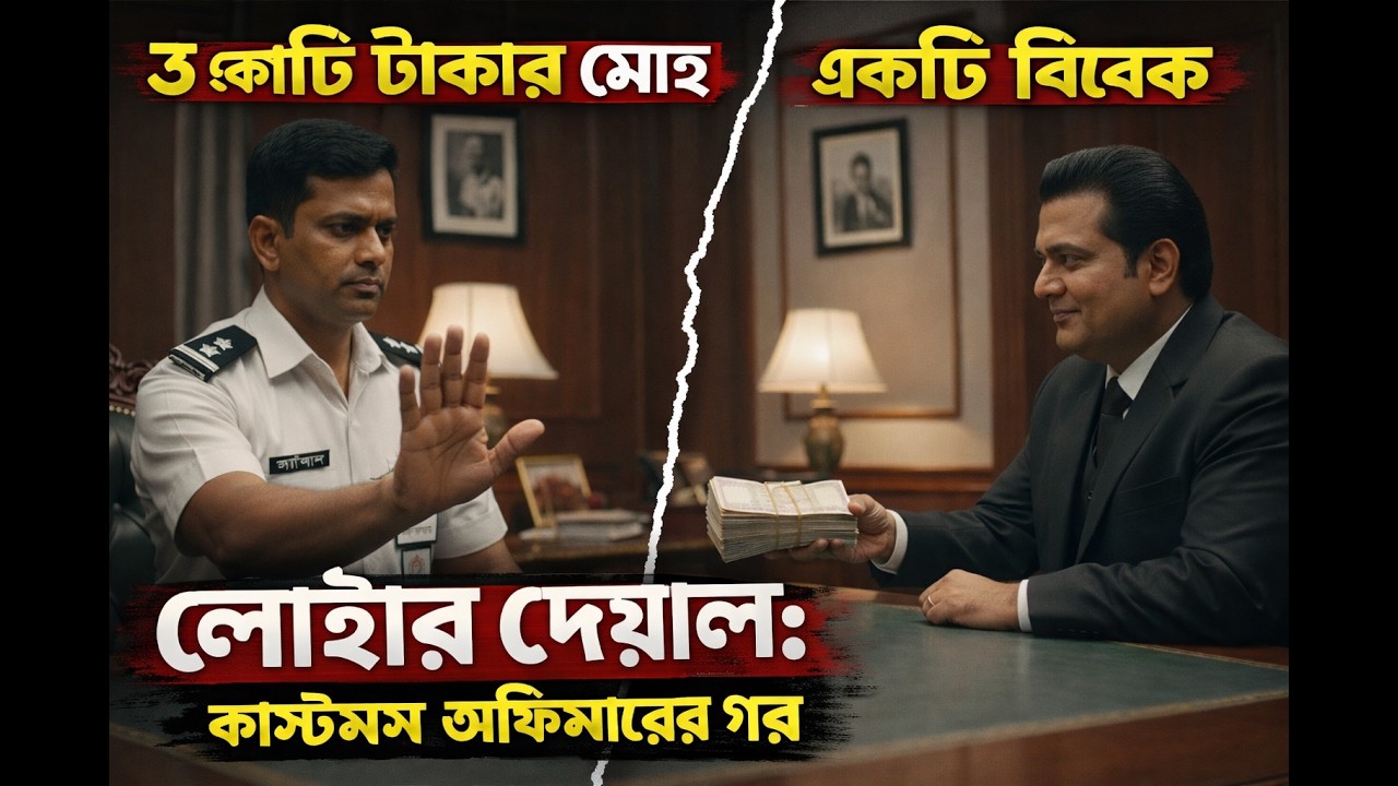 কোটি টাকার অফার ফিরিয়ে দিয়ে সত্যের পথে অটল থাকা এক অফিসারের গল্প। বাংলা মোরাল স্টোরি।