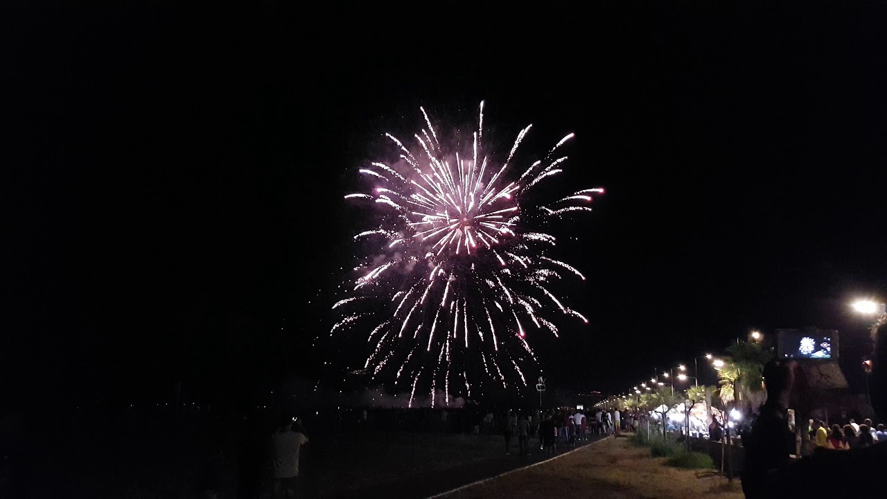 Fuochi d'artificio Santa Barbara 15 agosto 2017 San Ferdinando RC