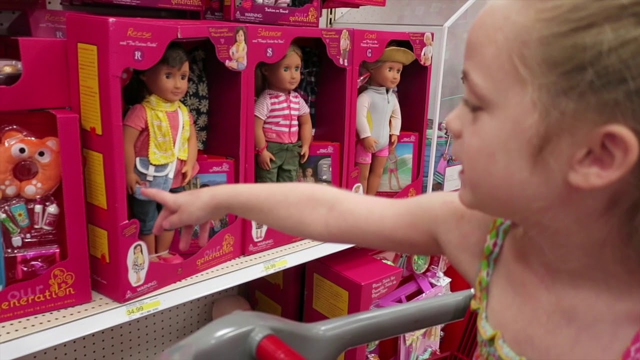HUGE OUR GENERATION DOLL SECTION AT SUPER TARGET! SHOP WITH ME | INtoyreviews