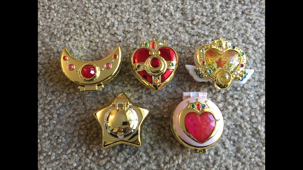 Sailor Moon Compact Mirror Gashapon Set 2