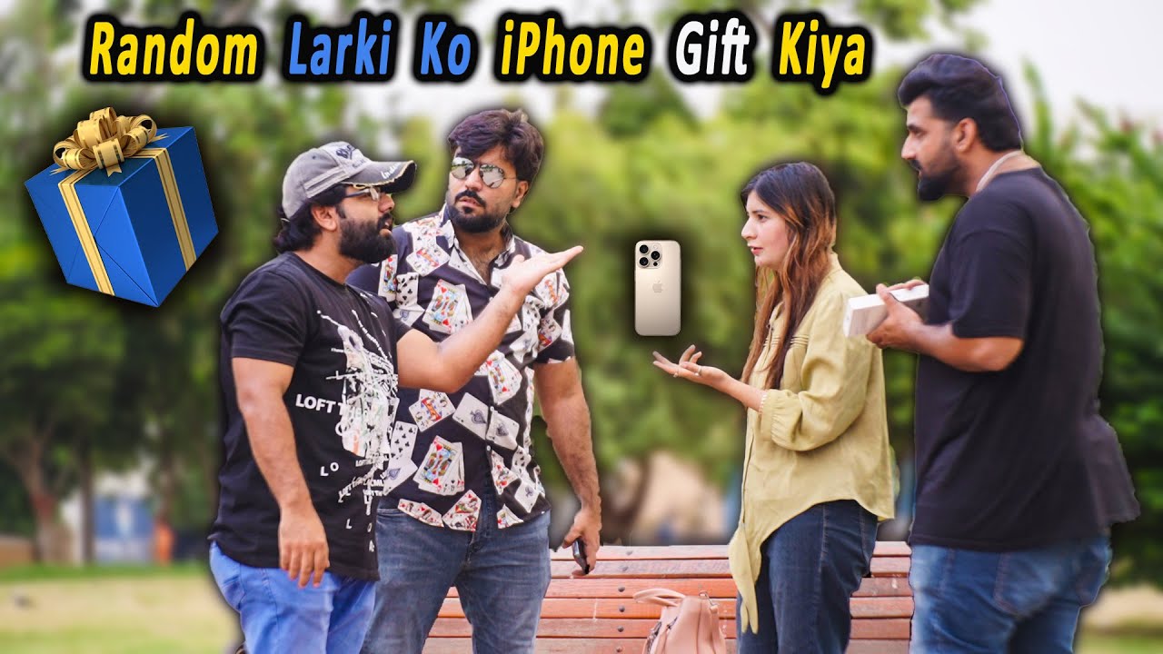 Random Girl Confused After iPhone Gift | Desi Pranks 2.O