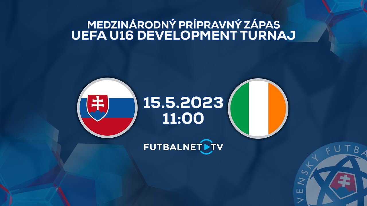 Medzinárodný prípravný zápas UEFA U16 Development turnaj: Slovensko - Írsko (zostrih)