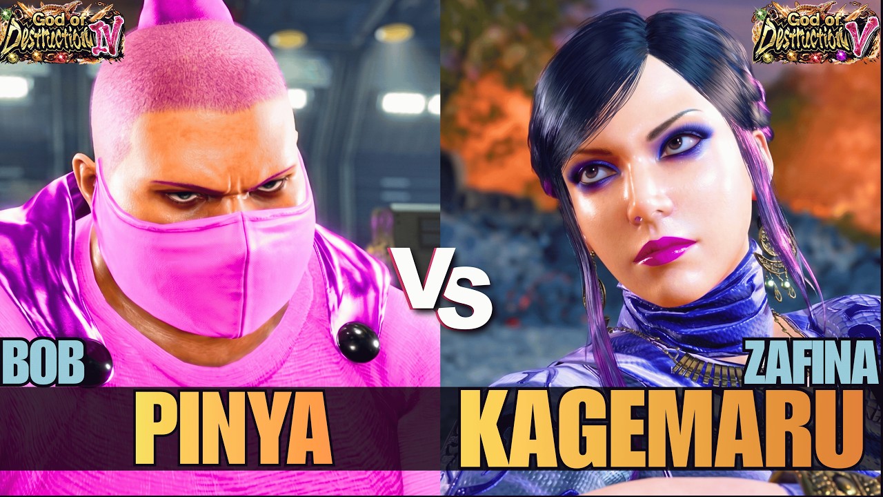 Tekken 8 🔥 PINYA (Bob) vs KAGEMARU (Zafina) 🔥 High Level Gameplay