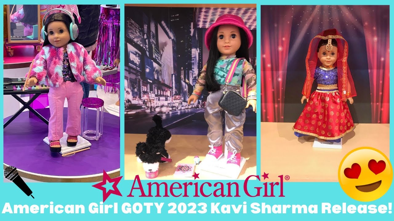 AMERICAN GIRL GOTY 2023 KAVI SHARMA STORE RELEASE COLLECTION TOUR!🎤