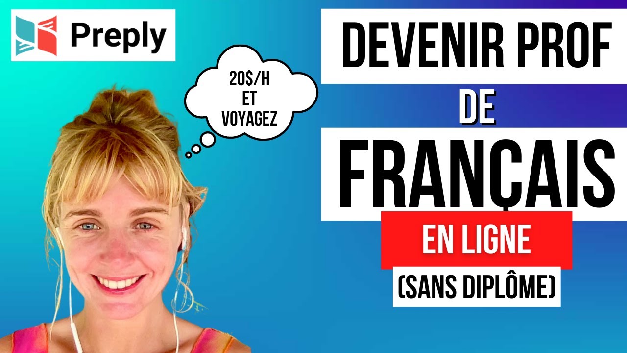 Preply : Devenir prof de français en ligne sur Preply, digital nomade