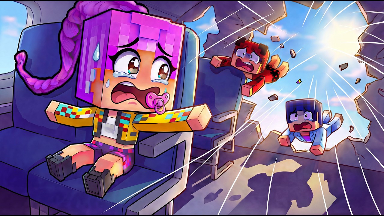 Who Should BABY RUMI Save? The Airplane Will Fall! ✈⚠