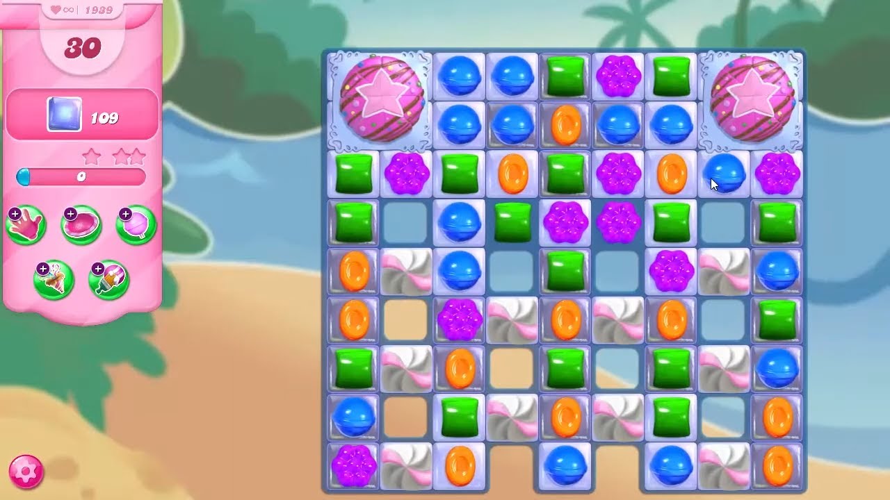 Candy Crush Saga LEVEL 1939 NO BOOSTERS (new)