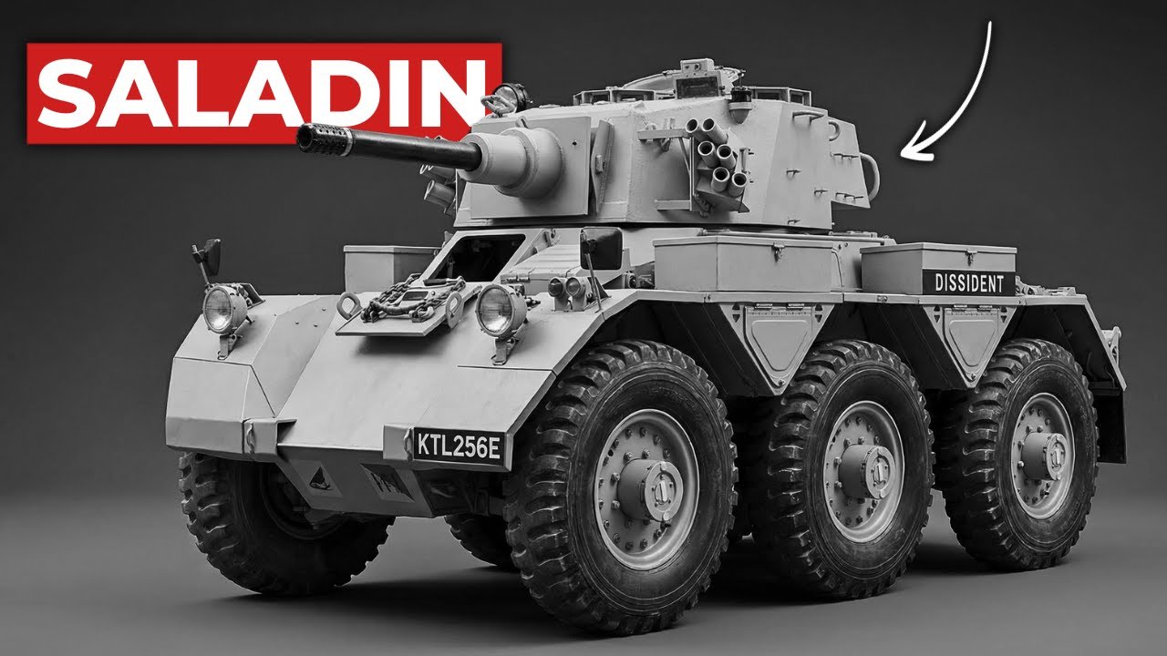 The 'Ridiculous' British Car That Carried A Tank Gun On Six Wheels — And Actually Worked   Alvis Sal