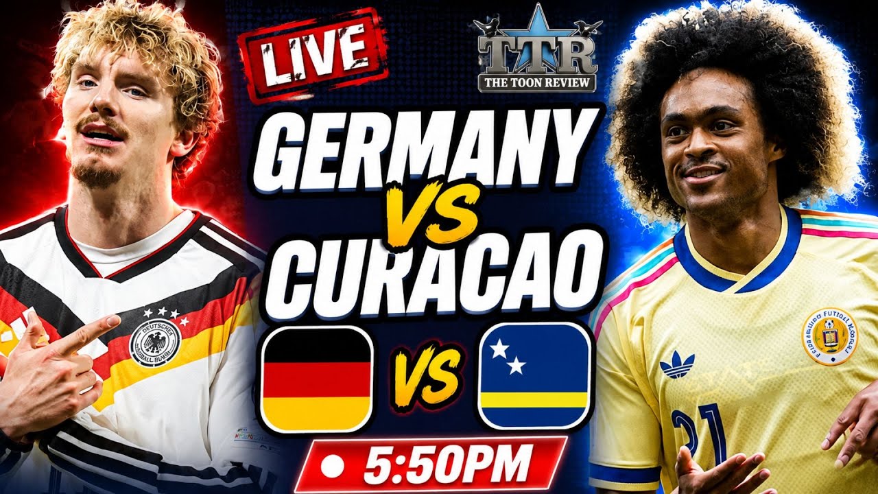 GERMANY 🇩🇪 v CURA&Ccedil;AO 🇨🇼 | WORLD CUP MATCHDAY LIVE! 🌍🔥