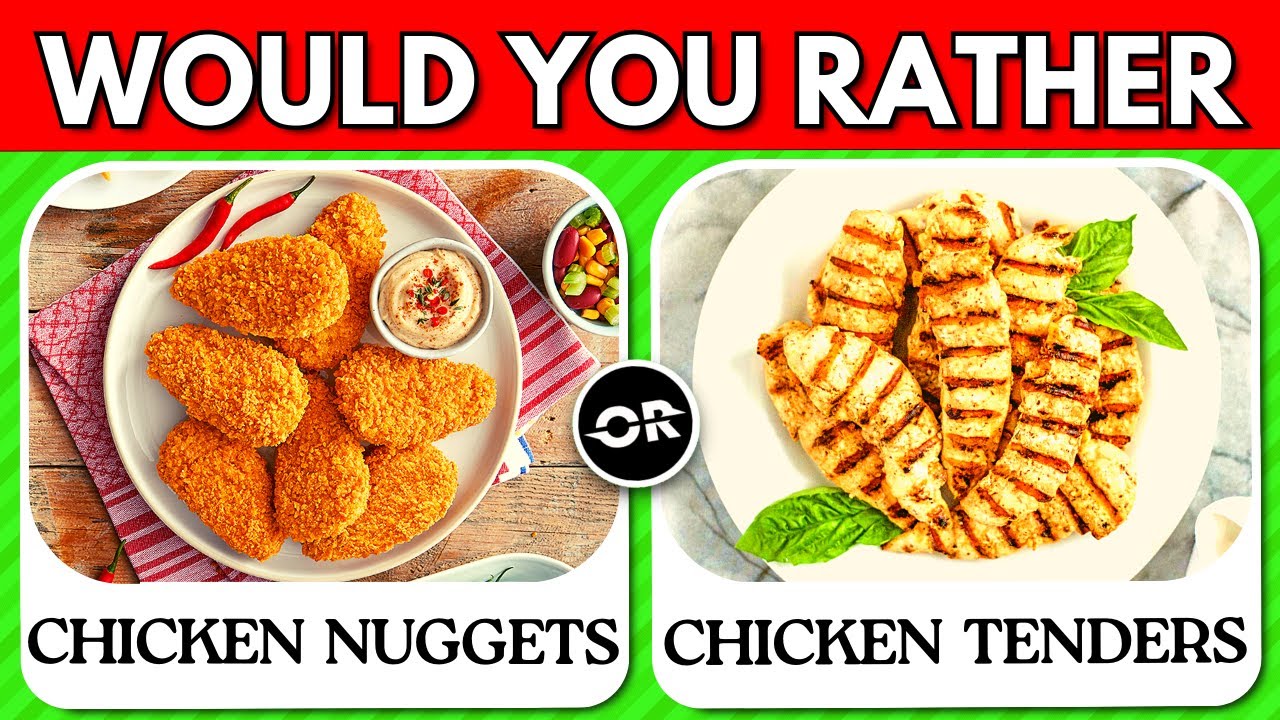 Would You Rather...? | 🍟 Junk Food vs Healthy Food 🥘